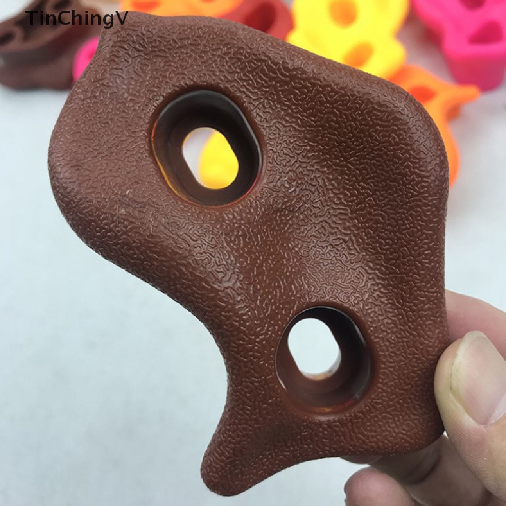 [TinChingV] Đồ Chơi Đá Leo Tường Bằng Nhựa Và Gỗ Cho Trẻ Em