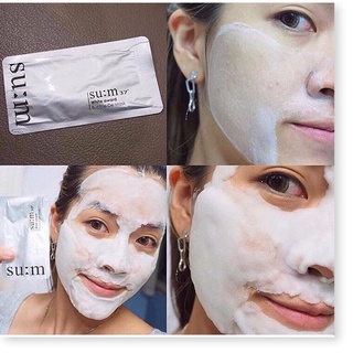 Mặt nạ thải độc sủi bọt Sum Trắng (gói)