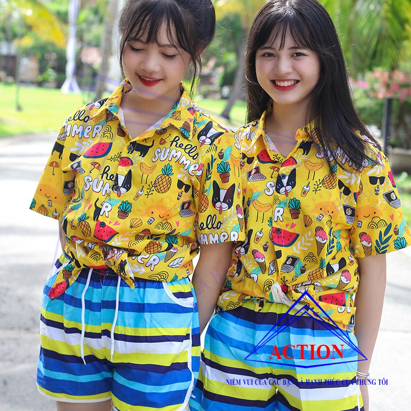Áo Họa Tiết Đi Biển HT07 Siêu Xinh | BigBuy360 - bigbuy360.vn