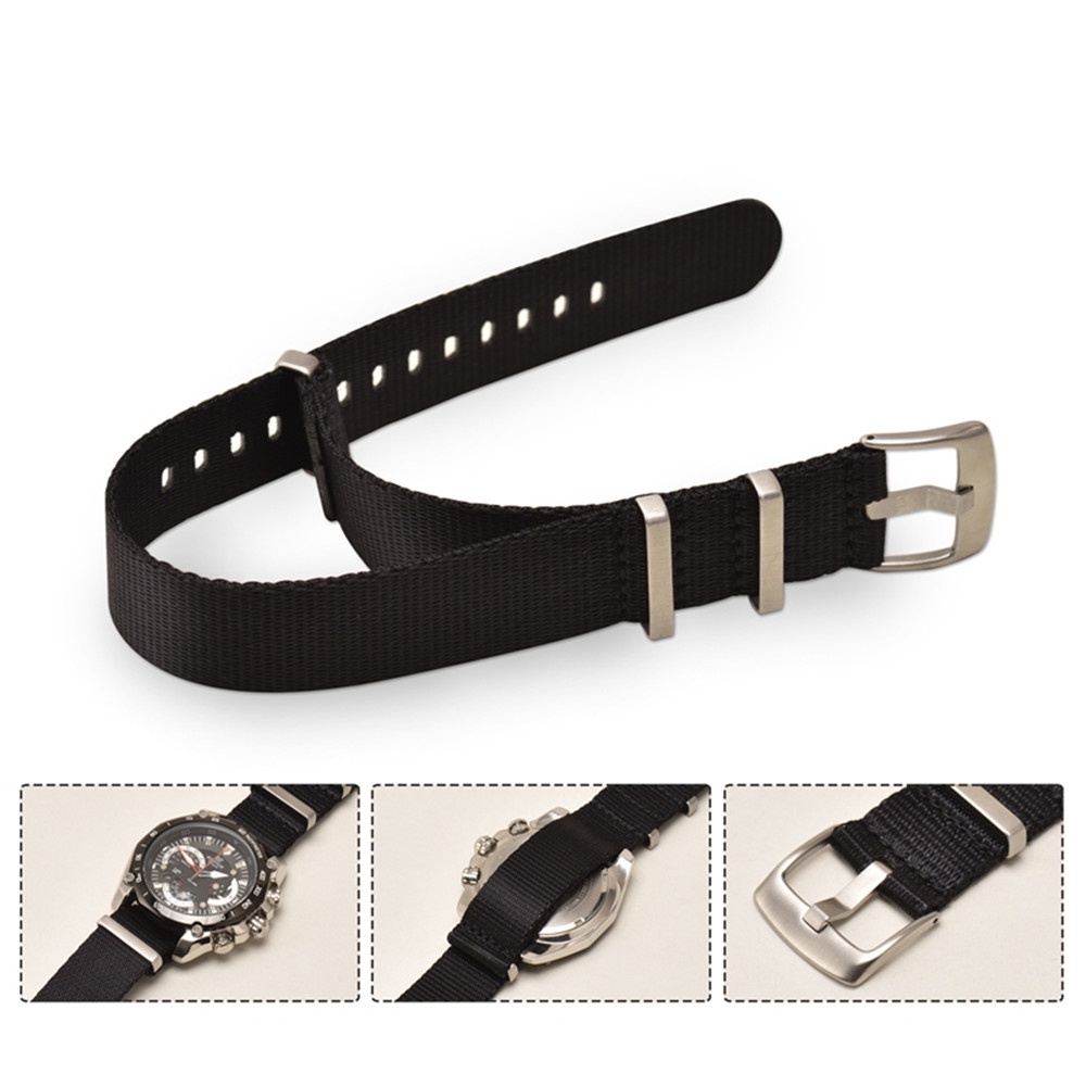Dây Đeo Đồng Hồ Thể Thao Bằng Vải Bố Nilon 18mm 20mm 22mm Dành Cho Omega Seiko
