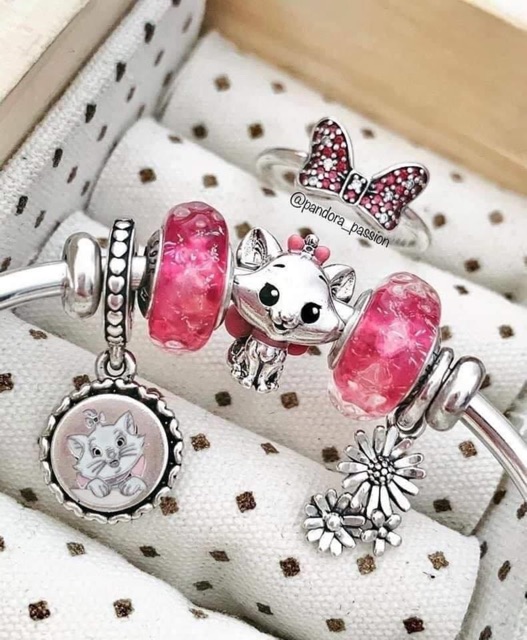 Bộ sưu tập charm Disney nhiều mẫu bạc 925