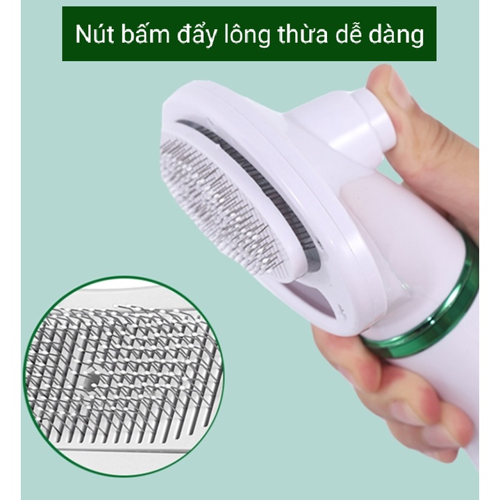 Máy sấy kiêm lược chải lông cho cho mèo cao cấp 2 trong 1 - Máy sấy lông chó mèo