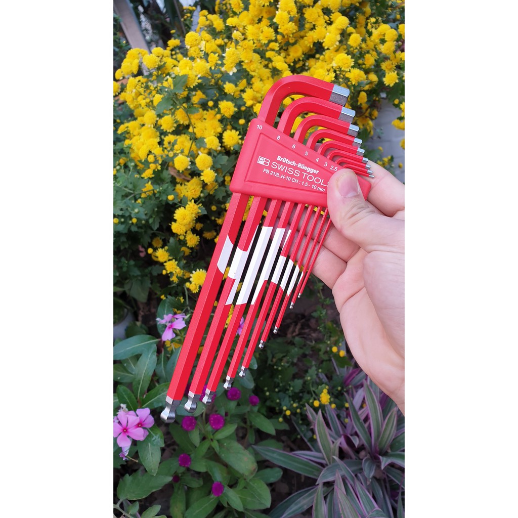 Bộ lục giác lá cờ Thụy Sĩ PB Swiss Tools