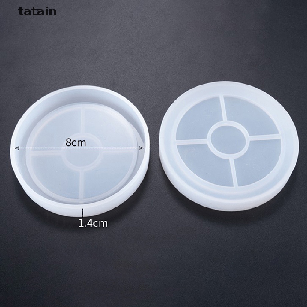 [TAT] Base Tray Silicone Mold Large Size Round Tray Concrete Mold Terrazzo Round Plate CVX