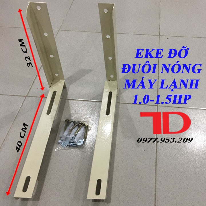 EKE Đỡ Đuôi Nóng Máy Lạnh 1.0 - 1.5HP, bản lề eke