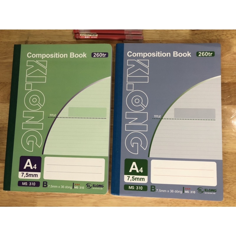 Sổ may dán gáy A4-KLONG