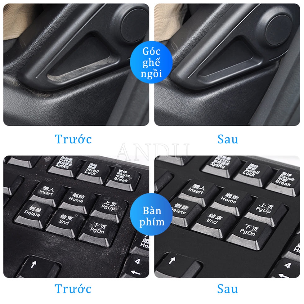 Cao Su Làm Sạch Đồ Dùng Nội Thất, Cao Su Mềm Vệ Sinh Dễ Dàng Mọi Ngóc Ngách, Đơn Giản, Hiệu Quả.