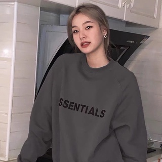 Áo swt nỉ bông essentials kèm video