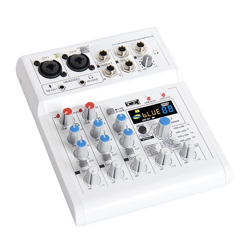 Mixer E4 Plus Hát Livestream Chuyên Nghiệp , Âm Thanh Sống Động , Kiểu Dáng Cực Đẹp , Dễ Dàng Sử Dụng