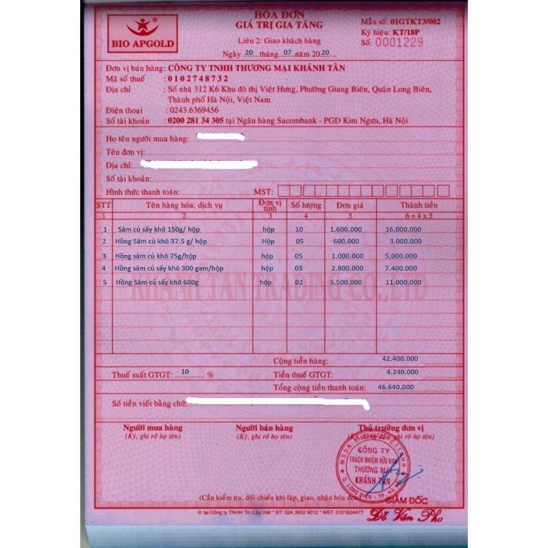 Hồng sâm củ khô hộp thiếc hàn quốc cao cấp 6 năm tuổi  300g