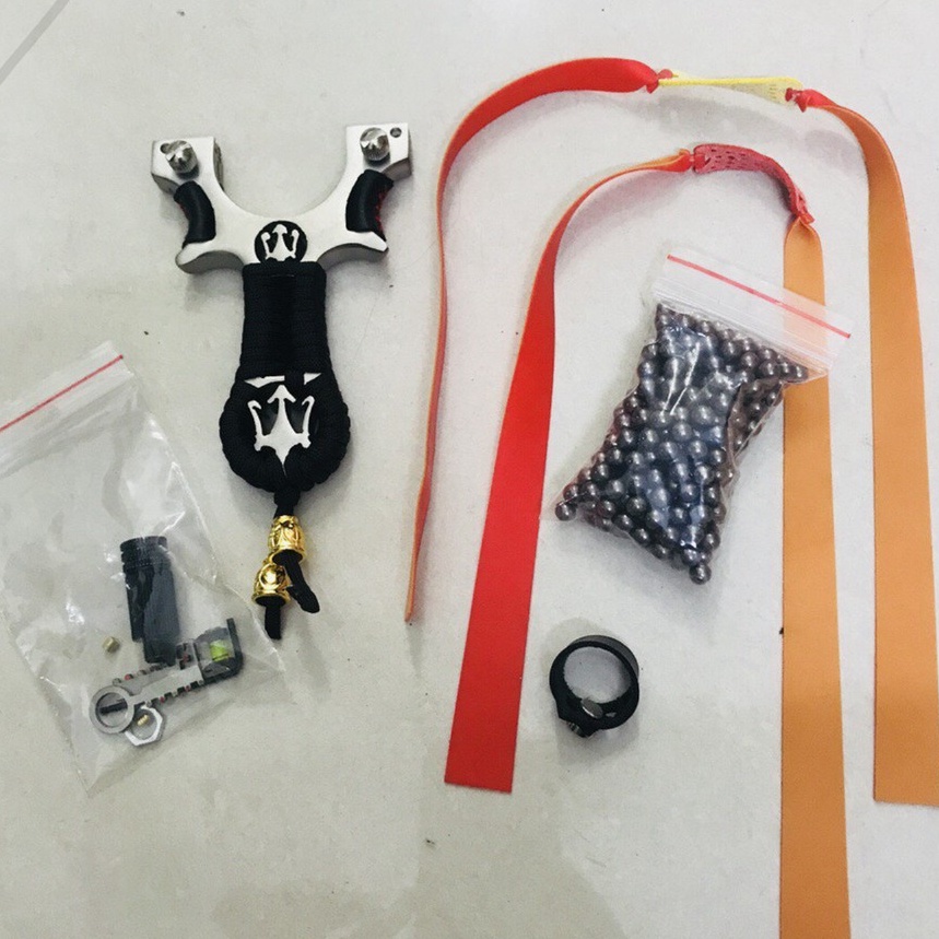 Combo Ná Cao Su Đinh Ba Inox 304 - Có Thước Ngắm Thủy Ngân, Đèn Laze Cực Cao Cấp