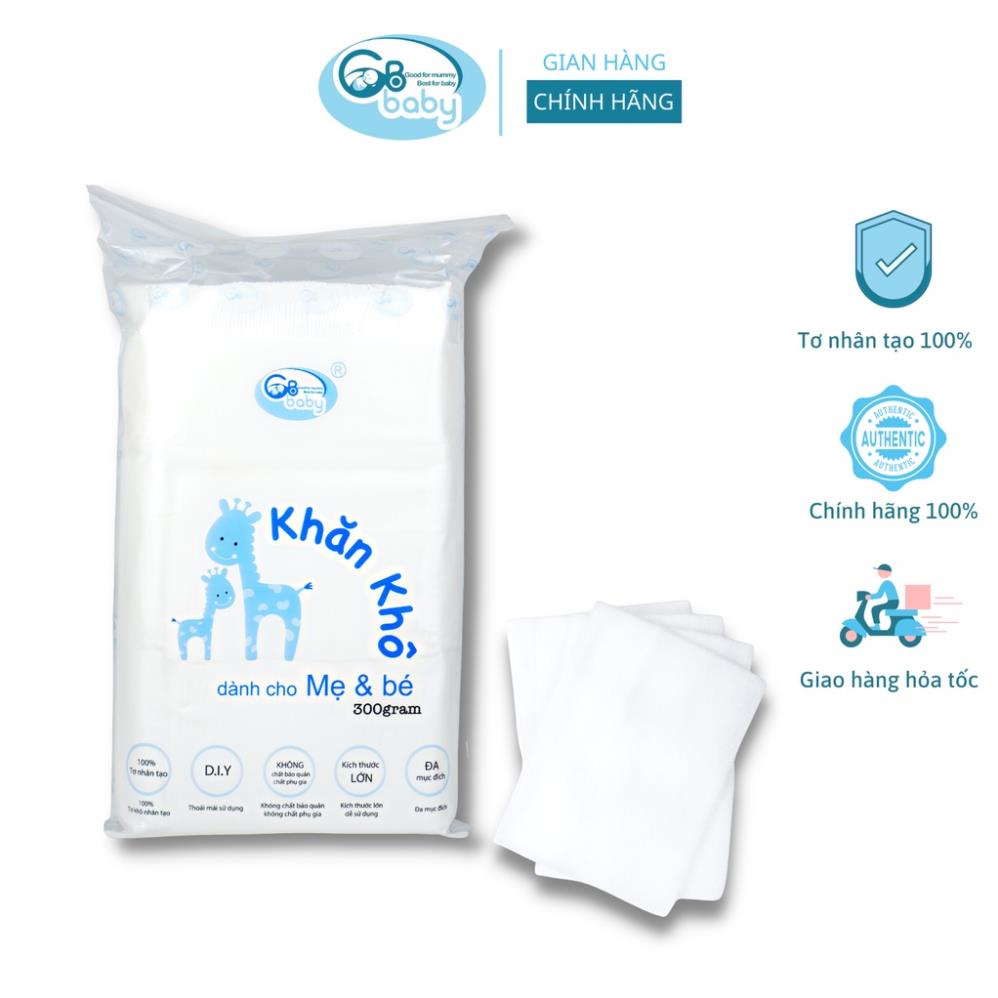 Khăn vải khô đa năng Gb baby cho mẹ bé bịch 300g 600g