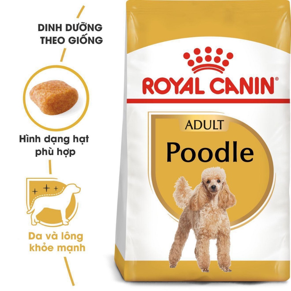 Thức ăn hạt Royal Canin Poodle Adult, túi 500g