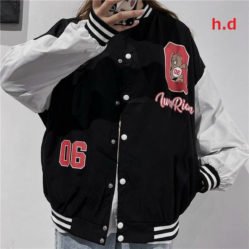 áo bomber chất nỉ ngoại RIAN áo khoác nhung unisex