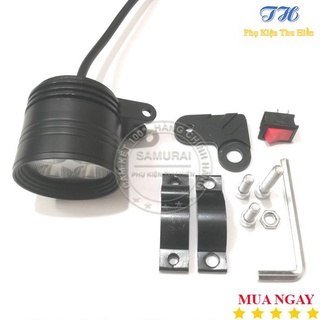 Đèn Trợ Sáng Dành Cho Xe Máy L4 Kèm Pát Và Công Tắc