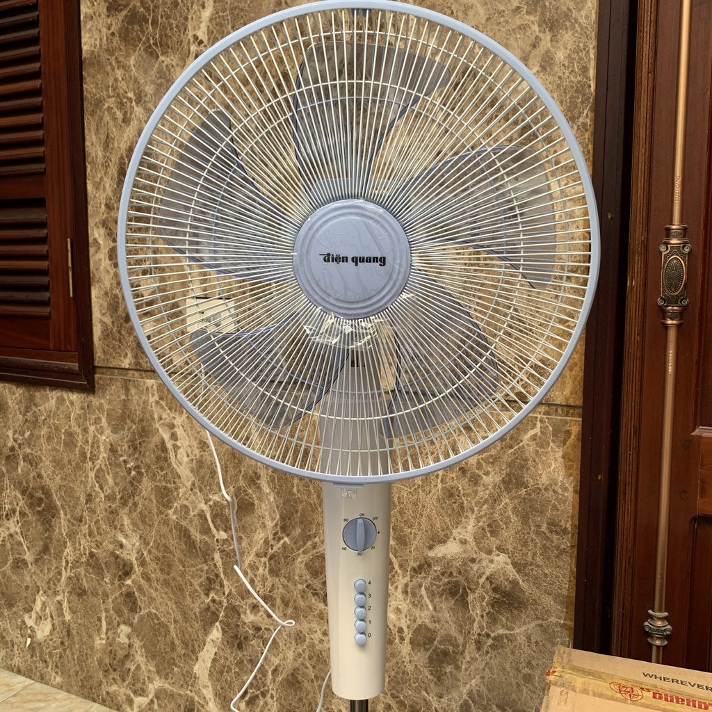 Quạt Cây Đứng, Không Ồn, Siêu êm, Màu Trắng, Cao Cấp Điện Quang ESF05W