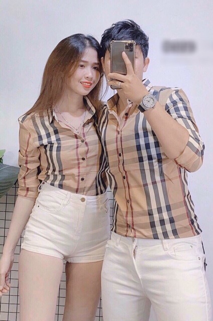 KÈM ẢNH THẬT  Áo sơ mi nam nữ tay dài, áo sơ mi công sở