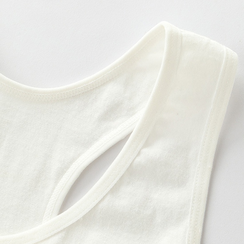 Youyo Áo Ngực Cotton Hai Lớp In Hình Trái Tim Dễ Thương Cho Nữ Tuổi Teen Br