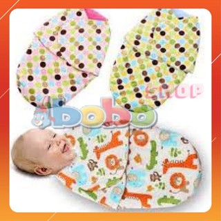 Chăn Ủ Quấn Lông Cừu Mát Cho Bé Màu Ngẫu Nhiên