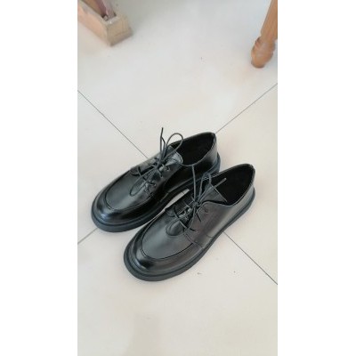 (ORDER) Giày ulzzang đế cao da bóng buộc dây | BigBuy360 - bigbuy360.vn