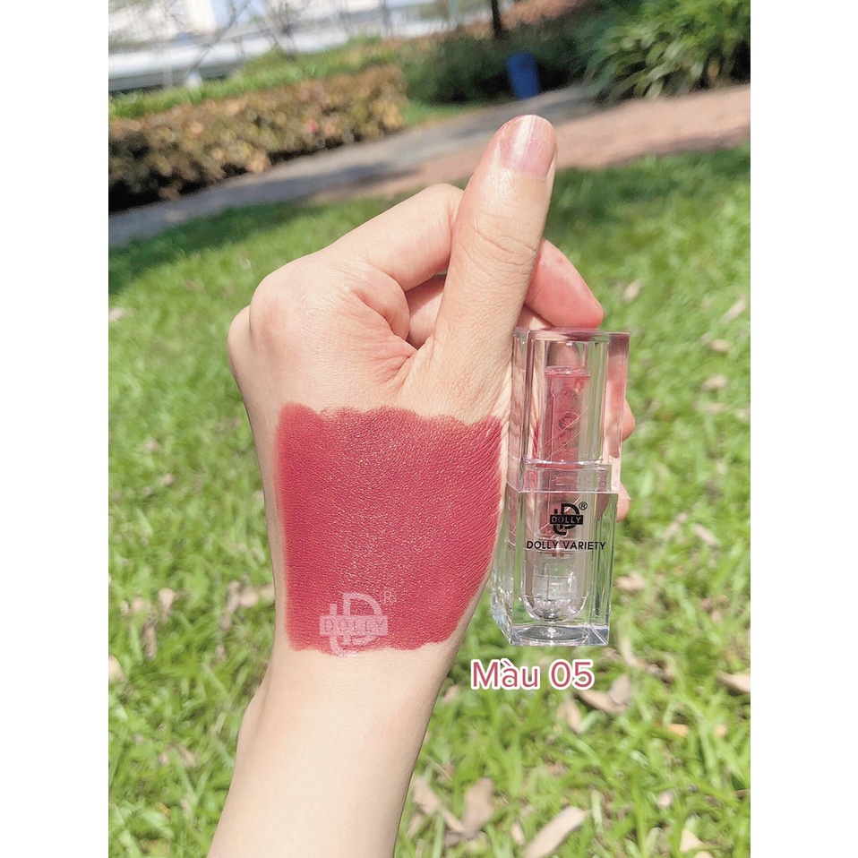 Son Sáp, Thỏi Dolly Không Chì Màu hồng nâu khô