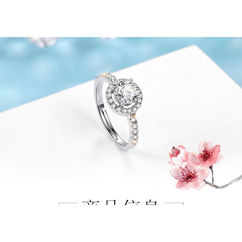 Nhẫn Đeo Tay Kim Loại Đính Đá Lấp Lánh Thời Trang Cho Nữ