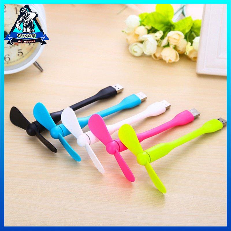 [Fitslim] Flexible Mini Usb Fan Portable Detachable Cooling Fan For Pc Power Bank