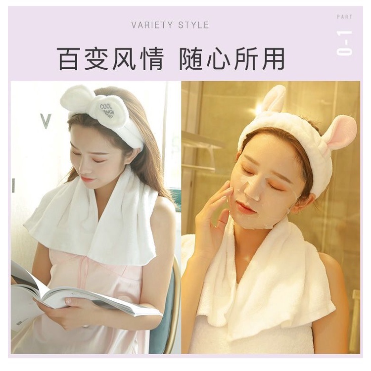 Băng đô rửa mặt trang điểm phong cách Hàn Quốc dễ thương cho nữ | BigBuy360 - bigbuy360.vn