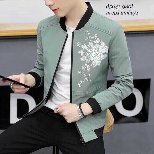 Áo khoát kaki nam 2 lớp lót dù