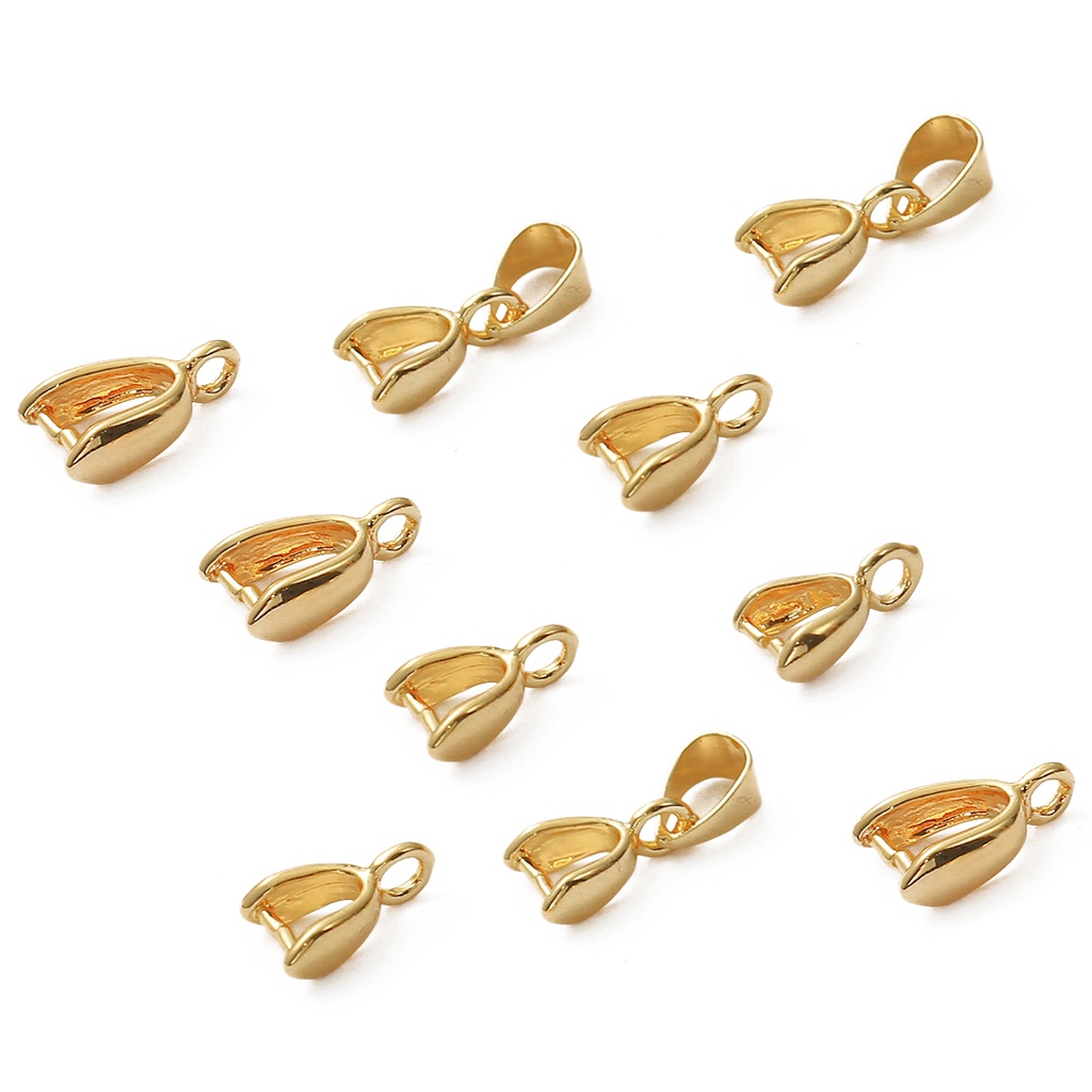 Mặt vòng cổ bằng đồng 6 màu có khóa cài dùng để làm trang sức