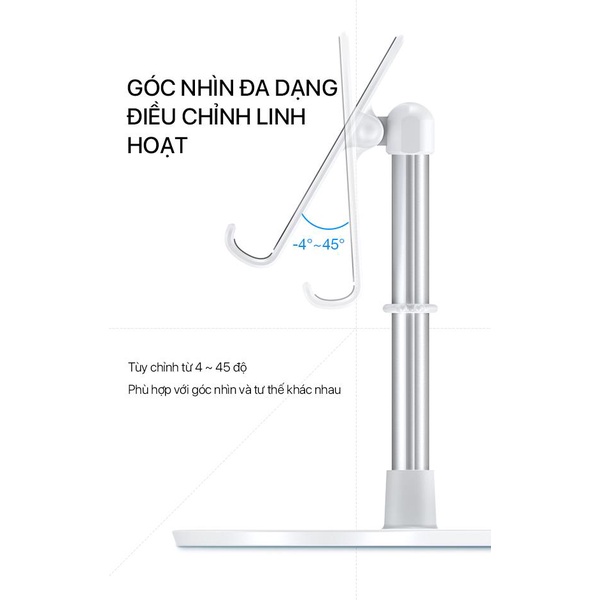 Giá Đỡ Điện Thoại/Máy Tính Bảng RT-US05 Điều Chỉnh Linh Hoạt 45 Độ