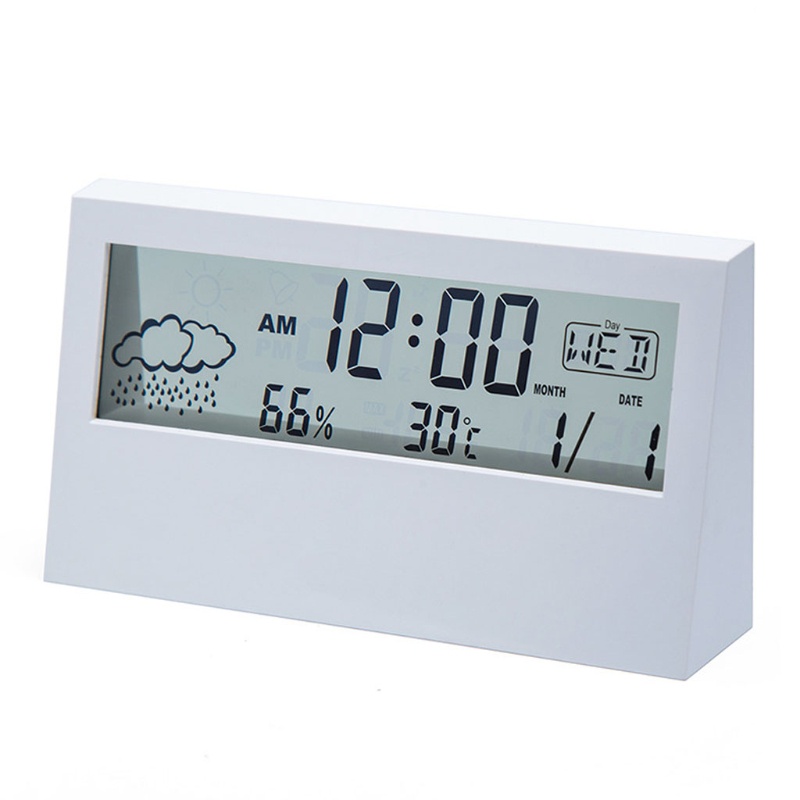 Đồng Hồ Báo Thức Điện Tử Màn Hình LCD Đa Năng Tiện Dụng