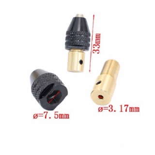 Đầu kẹp mũi khoan cho Motor trục 3.17mm