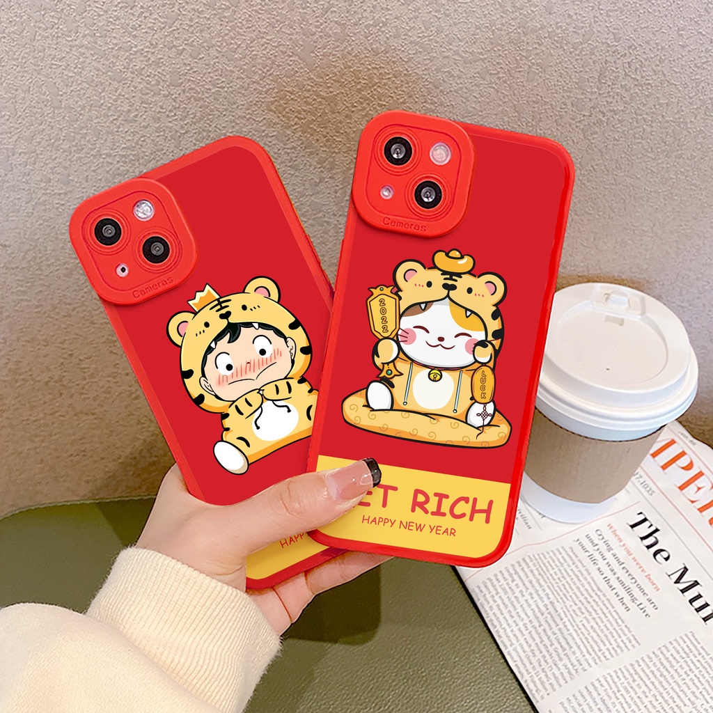 Ốp lưng iphone Happy Year cạnh vuông 6/6plus/6s/6splus/7/7plus/8/8plus/x/xr/xs/11/12/13/pro/max/plus/promax | BigBuy360 - bigbuy360.vn