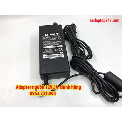 Adapter nguồn 12V 5A chính hãng