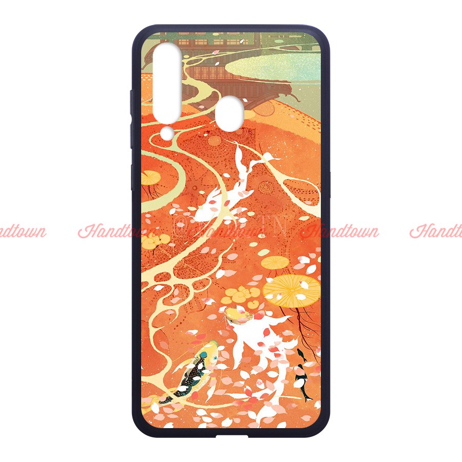 Ốp lưng Samsung Galaxy A60 dẻo đen in hình