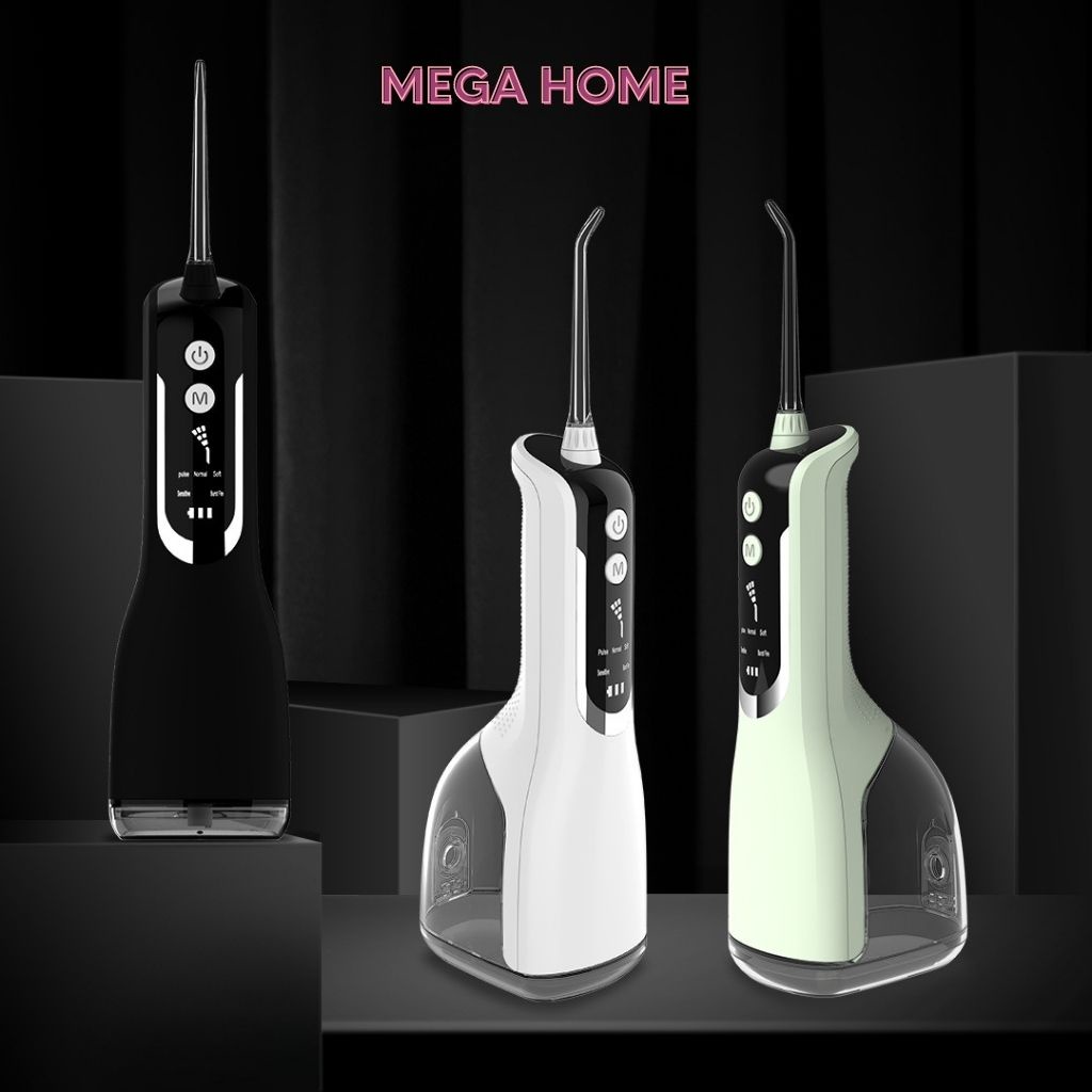 Máy tăm nước Portable Oral Irrigator 5 chế độ chăm sóc răng miệng, Bảo hành 6 tháng - L12