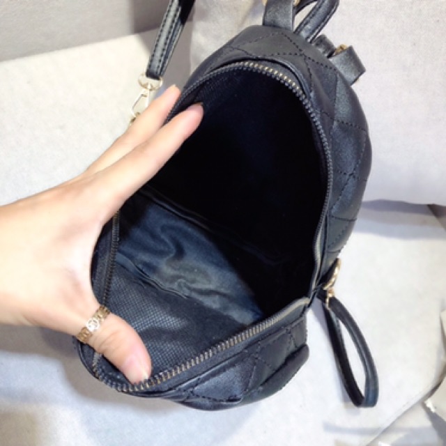 Balo nữ mini thêu ô nhiều ngăn thời trang hàn quốc đẹp đi chơi dễ thương giá rẻ HT27