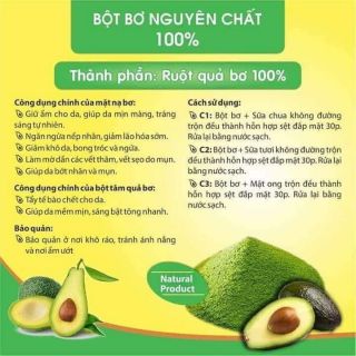 Serum tinh chất bơ và tinh bột bơ