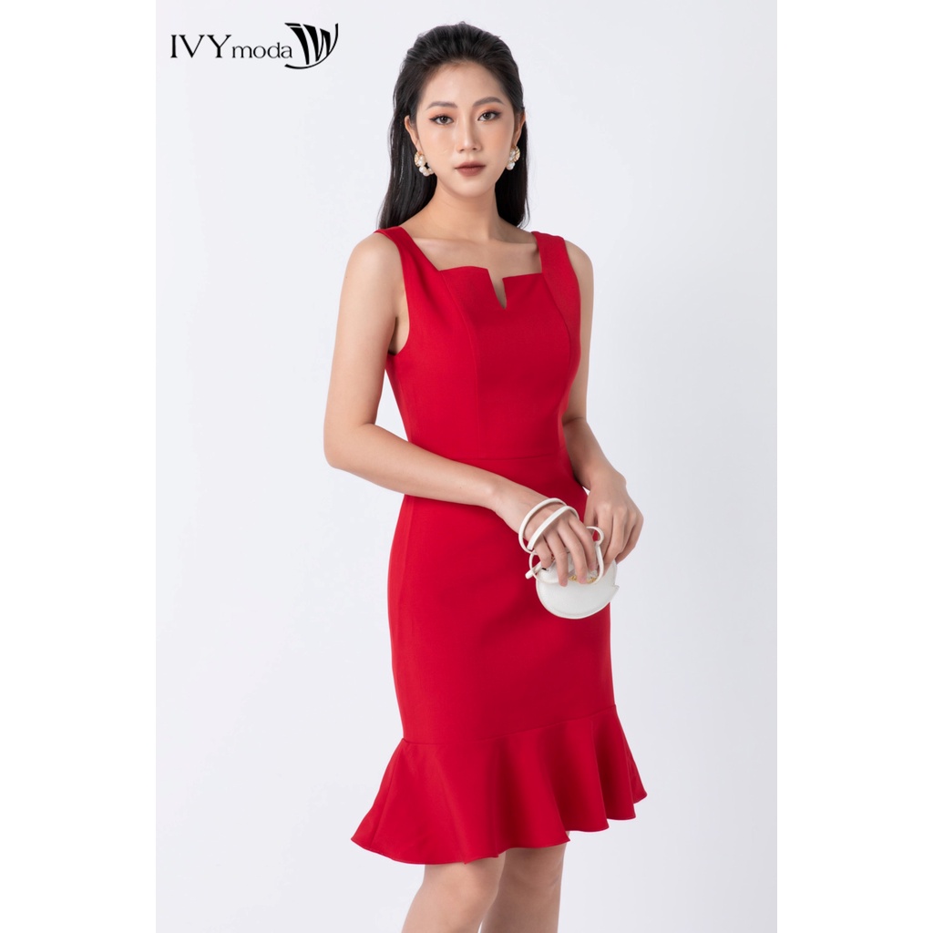 Đầm đuôi cá dáng ngắn IVY moda MS 41M6813