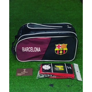 TÚI 2 NGĂN CLB ĐỰNG GIÀY ĐÁ BÓNG ( Câu Lạc Bộ MU , Chealsea , Arsenal , Barca , Real )