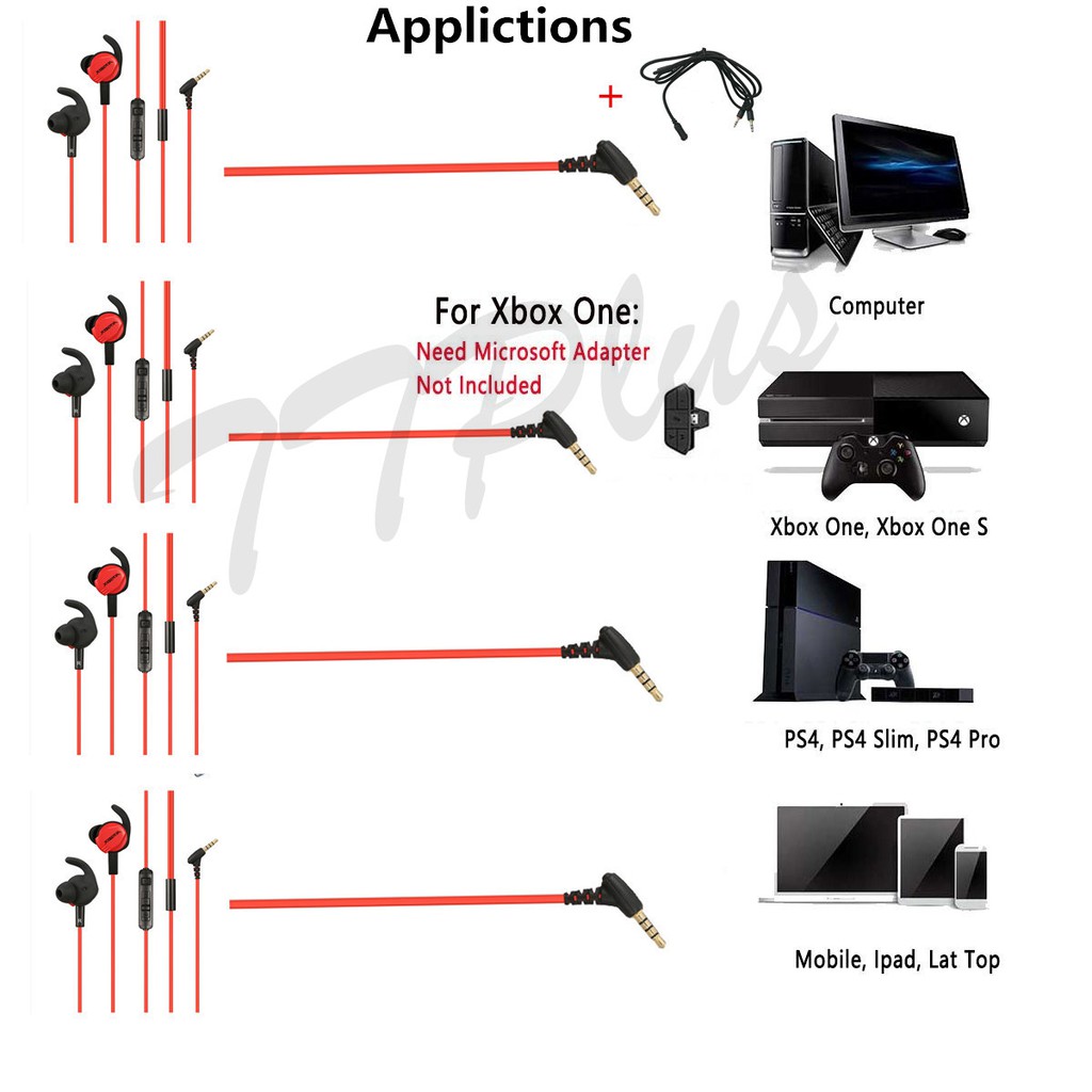 Tai Nghe Chơi Game Xiberia Mg-1 Với Mic Cho Pc Ps4