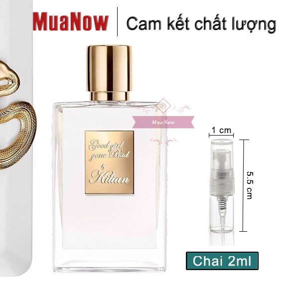 [Cam kết chất lượng] Chai 5ml/10ml nước hoa mùi Good Girl Gone Bad (White) | Thế Giới Skin Care