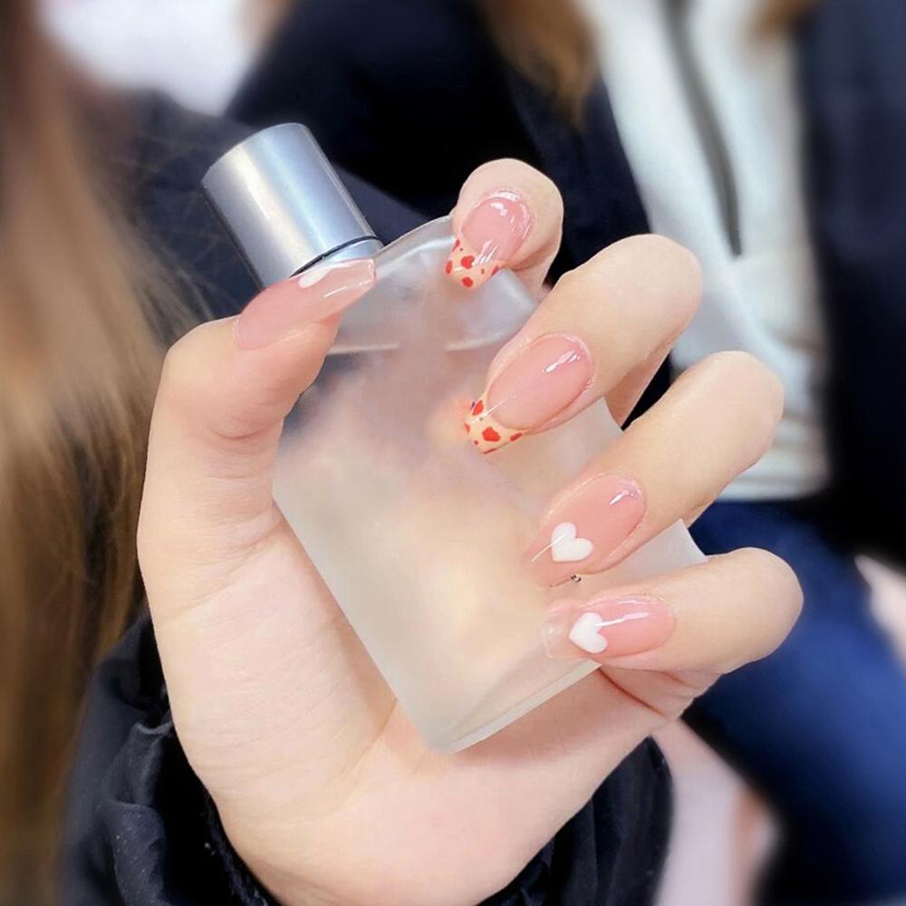 MIHAN1 Hộp 24 Móng Tay Giả Che Phủ Toàn Diện Cho Nữ