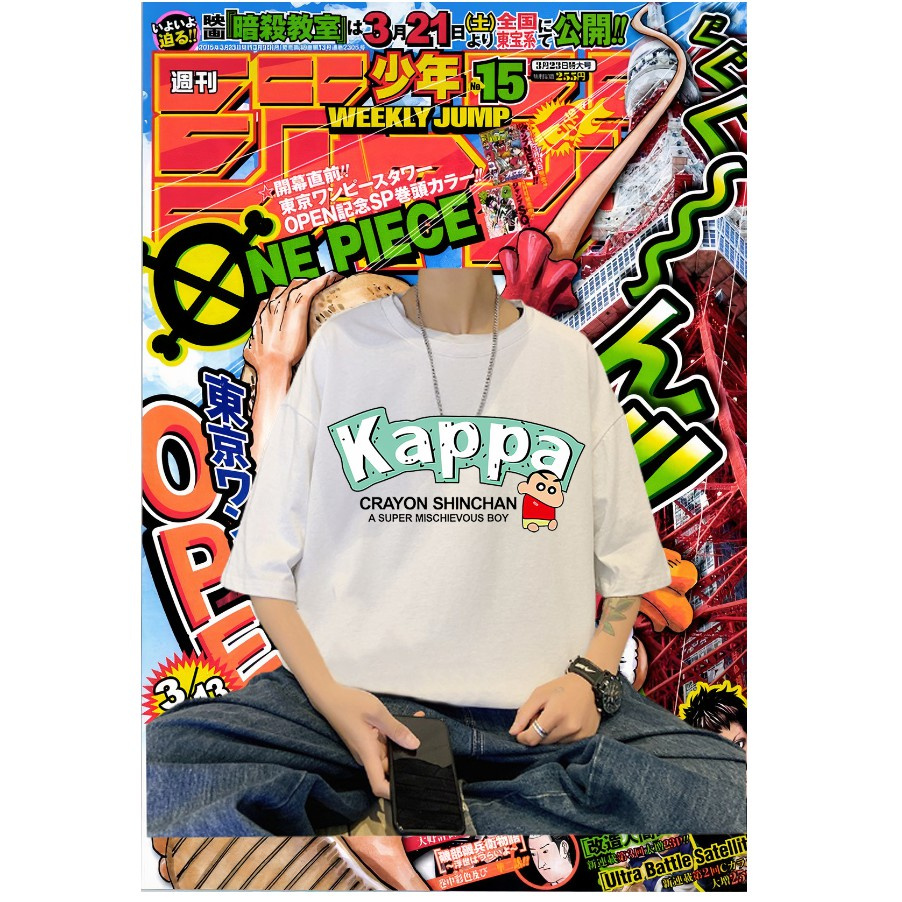 Áo thun Unisex Form Rộng Kappa Shin AT12 | 1999Shop