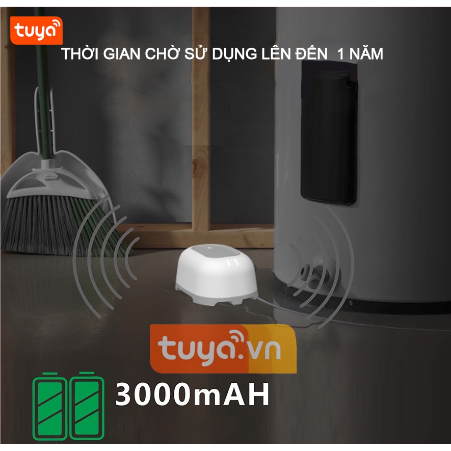 Cảm Biến Báo Động Rò Rỉ Nước Tràn Wifi Tuya SHP-TN2