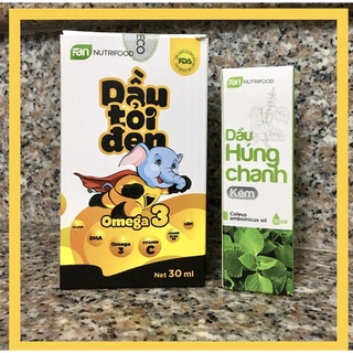 Comboo dầu tỏi đen- dầu húng chanh