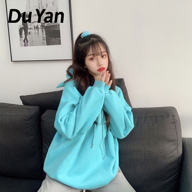 Áo Hoodies Có Nón Dài Tay Thiết Kế Mới Thời Trang Nữ