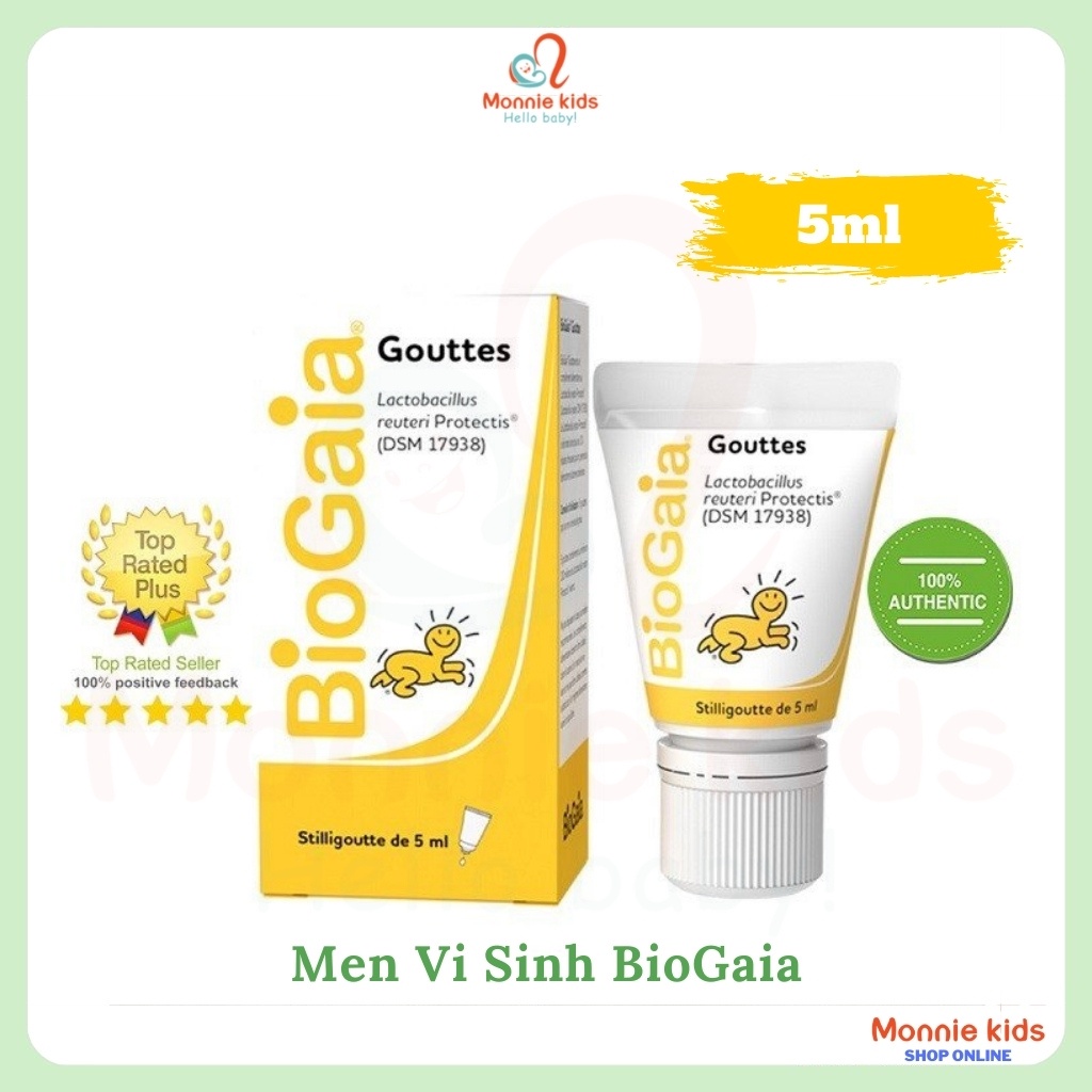 Men Vi Sinh BIOGAIA GOUTTES Pháp Cho Trẻ Sơ Sinh 5ml