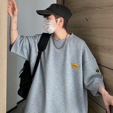 Áo thun ngắn tay phong cách Hong Kong thời trang hip hop cá tính cho nam